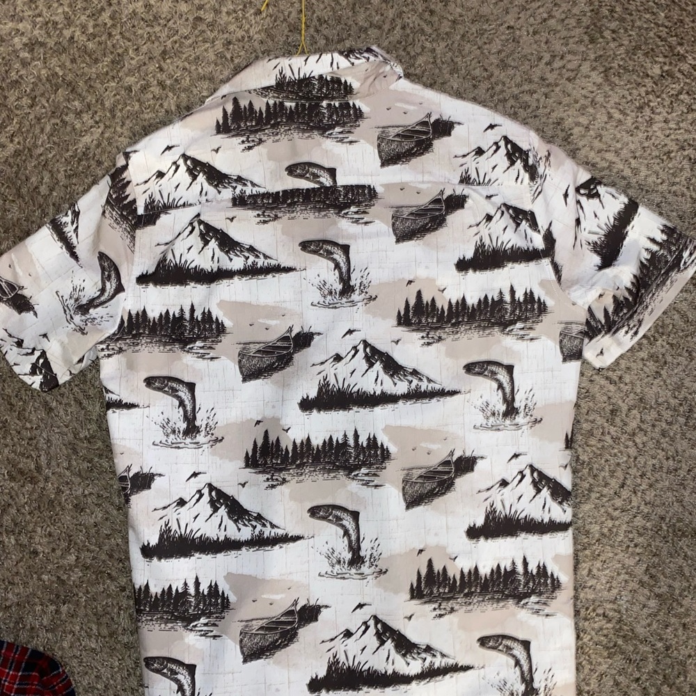Chaps Fish Hawaiian shirt